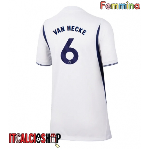 Tottenham Hotspur Jan Paul van Hecke #6 Prima Maglia Femmina 2026-27 Manica Corta